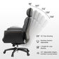 Eureka Ergonomic, Comfy Leather Executive Office Chair can recline