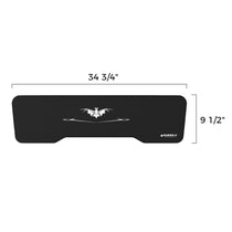 Eureka Ergonomic Gaming Mouse Pad With Bat Design, Measuring 34 3/4 X 9 1/2.