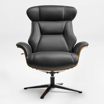 Matteo,Napa Leather Lounge Chair and Ottoman