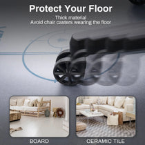 Call of Duty Floor Mat Protecting Floor From Chair Caster Wear, Suitable for Board and Ceramic Tile Surfaces.