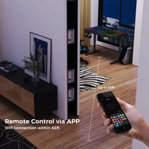 Eureka Ergonomic GTG-I43 Gaming Desk With App Control, Wifi Control Up to 65Ft Range, Full-Surface Rgb Lighting.