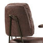 Becky, Suede Fabric Home Office Chair Brown