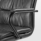 Gray Office Chair with mental armrests