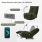 Linx, Power Glider Recliner with Wireless Charging & USB