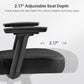 Adjustable Seat Depth,blue,fabric