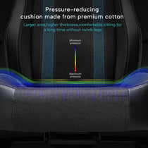 Hyperx Python II Gaming Chair, Pressure-Reducing Cotton Cushion for Ergonomic Comfort, With Pressure Map.