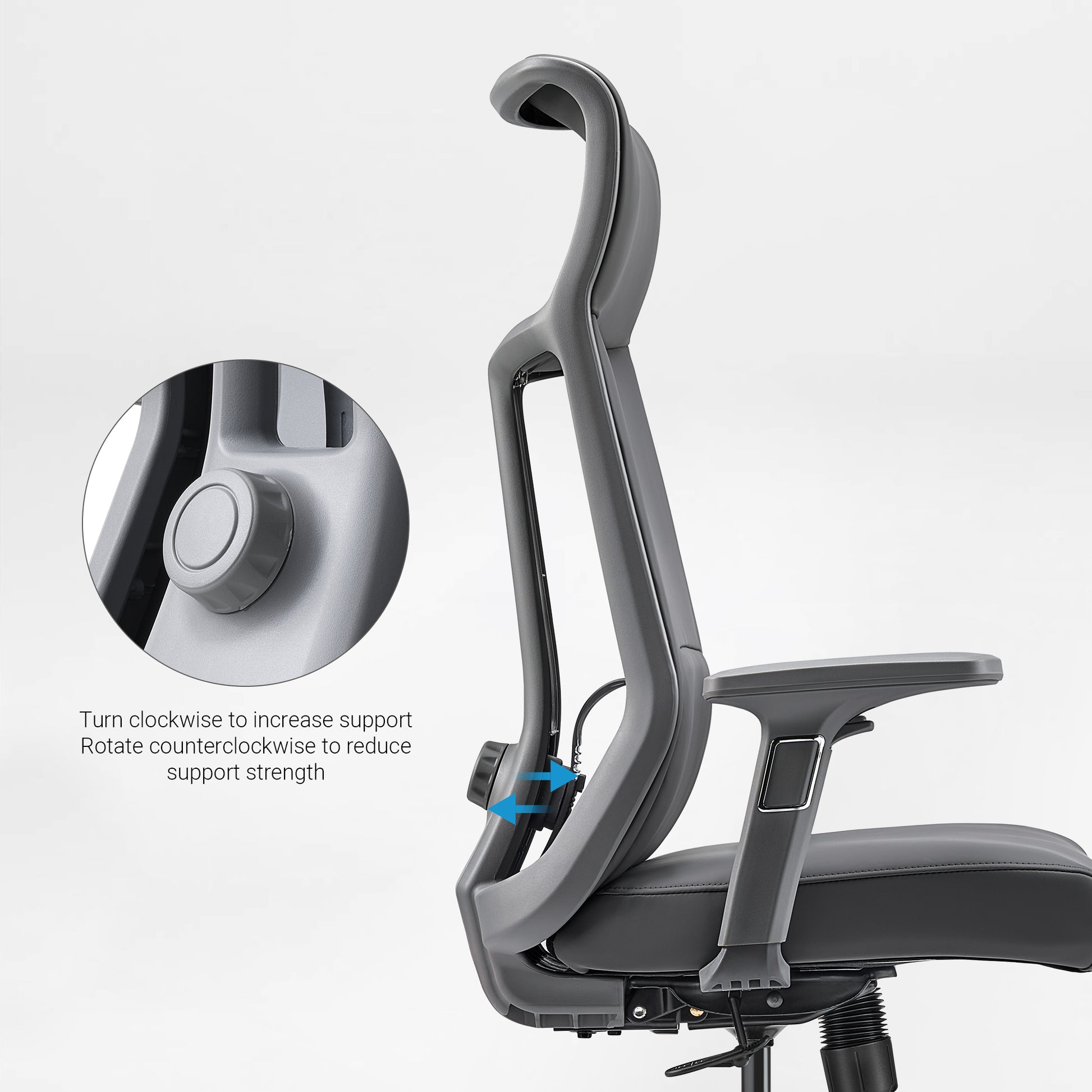 Eureka Ergonomic Valen Executive Office Chair Best Back Support 