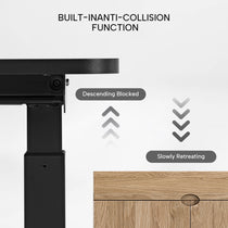 L-Shaped Standing Desk with Accessories Set (60"x23")