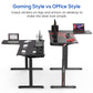 60x23 L Shaped Standing Desk