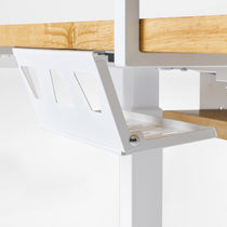 L-Shaped Standing Desk with Accessories Set (60"x23")