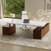 Zen, 86x39 Executive Standing Desk - White