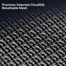 Eureka Ergonomic Typhon Gaming Chair Features Premium Cloudsilk Breathable Mesh for Comfort and Support.