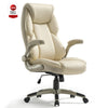 Galene, Faux Leather Office Chair - Off-White