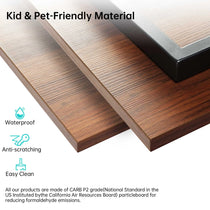 Sonoma Tv Stand Wood Grain Material, Kid & Pet-Friendly, Waterproof, and Easy Clean.