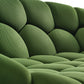 Luca, Modern 3-Seater Sofa, Green