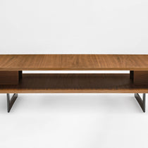 47" Walnut 3-Piece Coffee Table and Side Table Set