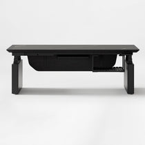 Zen Classic Executive Standing Desk with Cabinets (86"x39")