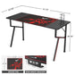 47''/55'' Gaming Desk with K-shaped Legs