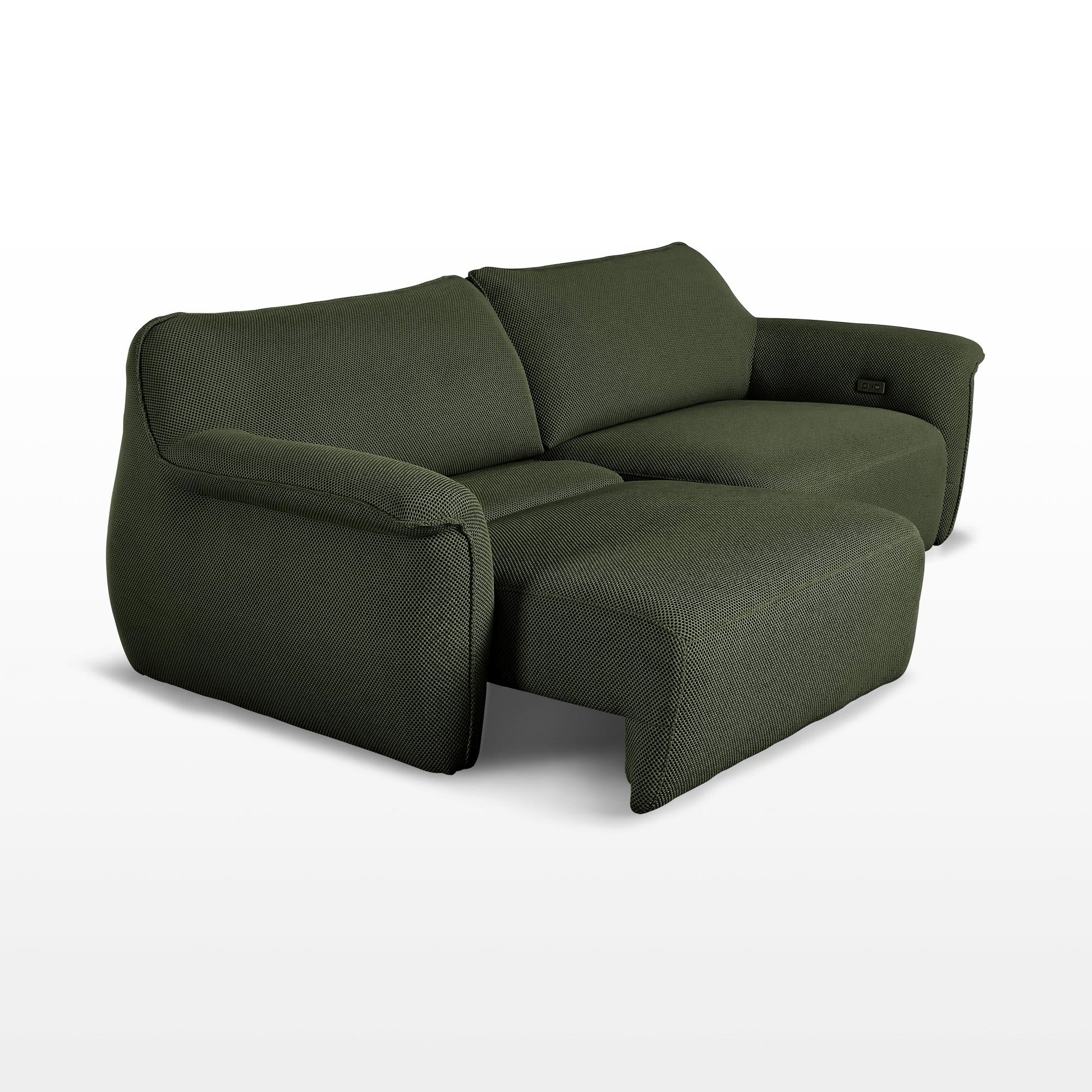 Eureka Ergonomic adjustable power sofa，2 seater ,Green