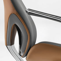 Serene Aaron, Genuine Leather Executive Office Chair