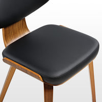 Belmar Leather Dining End Chairs, set of 2