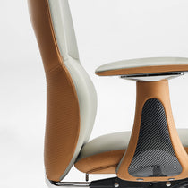 Eureka Ergonomic Cruz Faux Leather Executive Office Chair with lumbar support