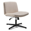 Adena, Height Adjustable Swivel Lounge Chair - White