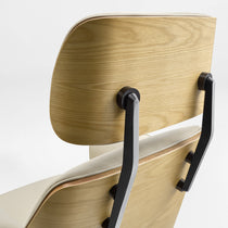 Mathias Leather Executive Chair with Ottoman
