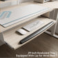 L-Shaped Standing Desk with Accessories Set (60"x23")