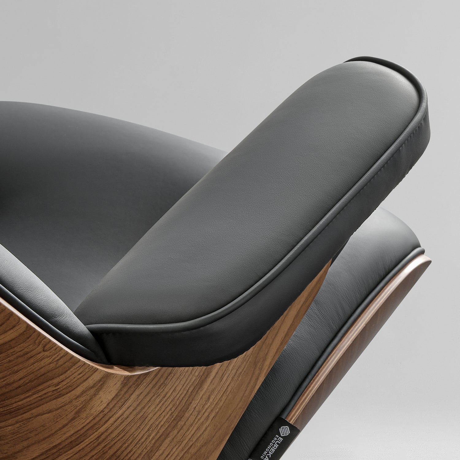 Eureka Ergonomic Mathias Executive Office Chair Black Handrest