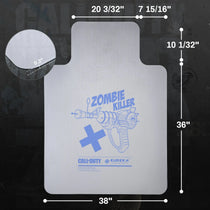Eureka Ergonomic Call of Duty Zombie Killer Floor Mat, Gaming Accessory, Featuring Zombie Killer Graphic, Protects Floors.