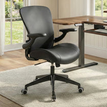 Work smarter in style with the Black-Grey Vera Ergonomic Office Chair—ergonomic support and cushioned comfort for your home office.