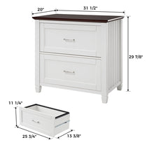 Ark Es 29 White File Cabinet With Dual-Tone Design, Modern Home Office Storage Solution.