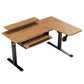 60x23 L Shaped Standing Desk with Accessories Set