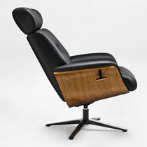 Matteo,Napa Leather Lounge Chair and Ottoman