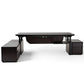 Zen Classic Executive Standing Desk with Cabinets (86"x 39")