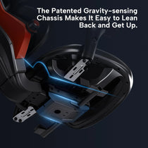 Eureka Ergonomic Typhon Gaming Chair Chassis, Patented Gravity-Sensing Design for Easy Leaning and Support.