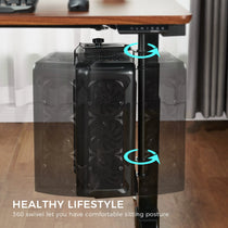 Eureka Ergonomic Cpu Hanger With Pc Tower, Adjustable Mount for Standing Desk, Healthy Lifestyle.