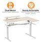 L-Shaped Standing Desk with Accessories Set (60"x23")