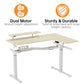 L-Shaped Standing Desk with Accessories Set (60"x23")