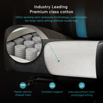 Eureka Ergonomic Hyperx Python II Gaming Chair, Premium Cotton Cushion With Zero-Pressure Technology, Ergonomic Design.