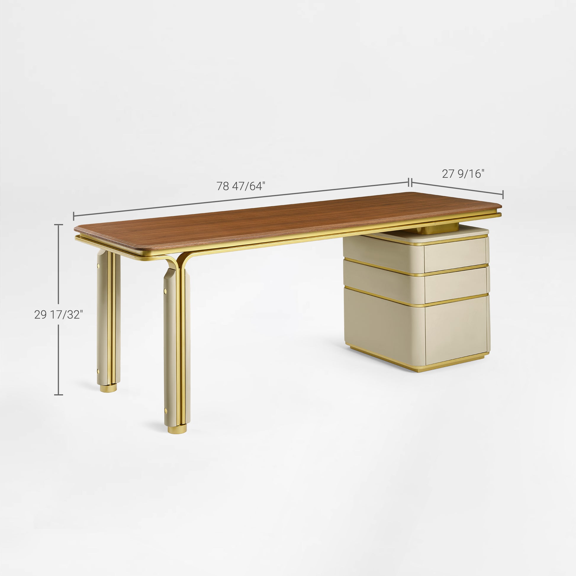 78 inch wood veneer Zenith Series Office Desk with drawers Product Dimensions.