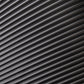Eureka Ergonomic Dark gray microfiber leather executive chair seat back close-up showing ribbed texture detail.