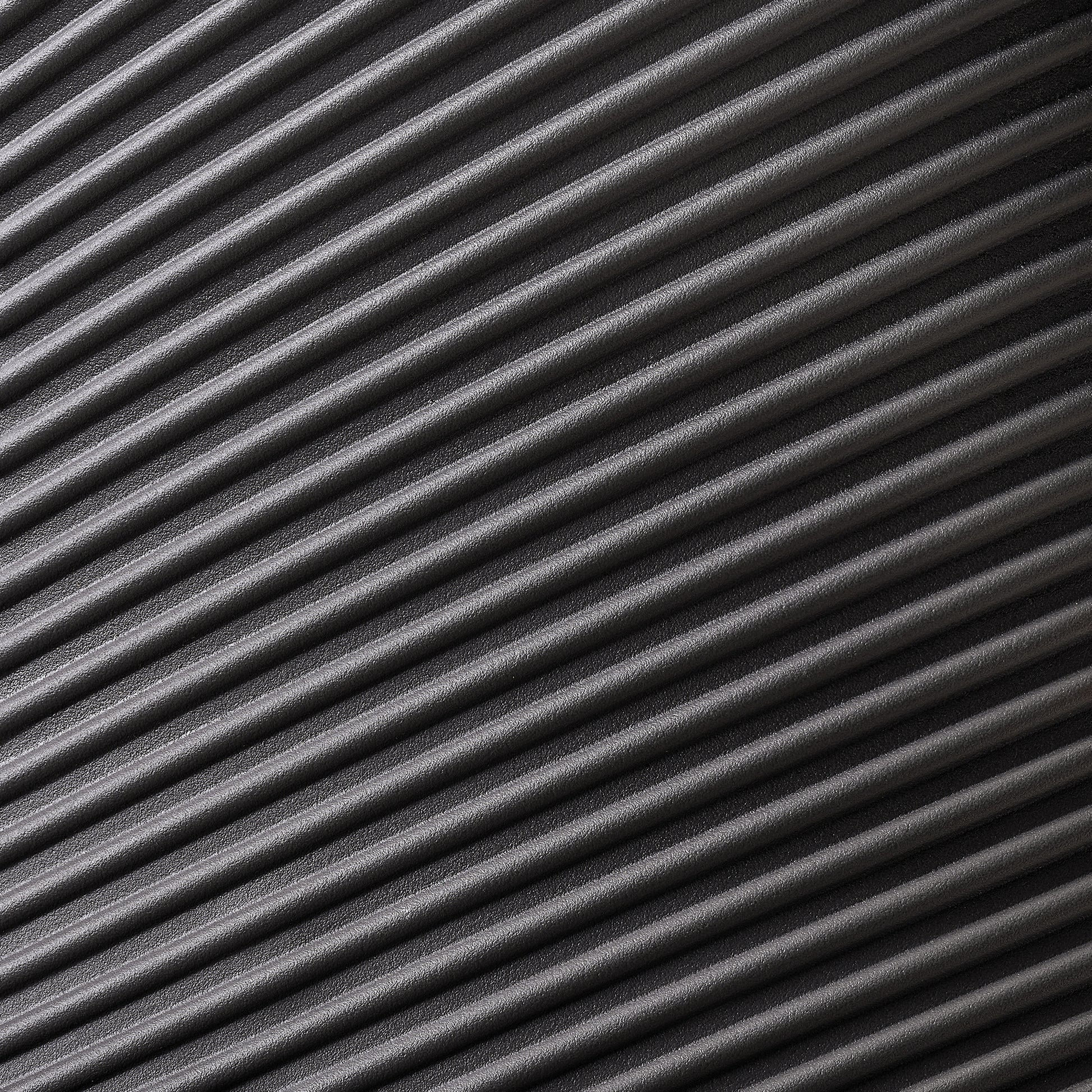 Eureka Ergonomic Dark gray microfiber leather executive chair seat back close-up showing ribbed texture detail.