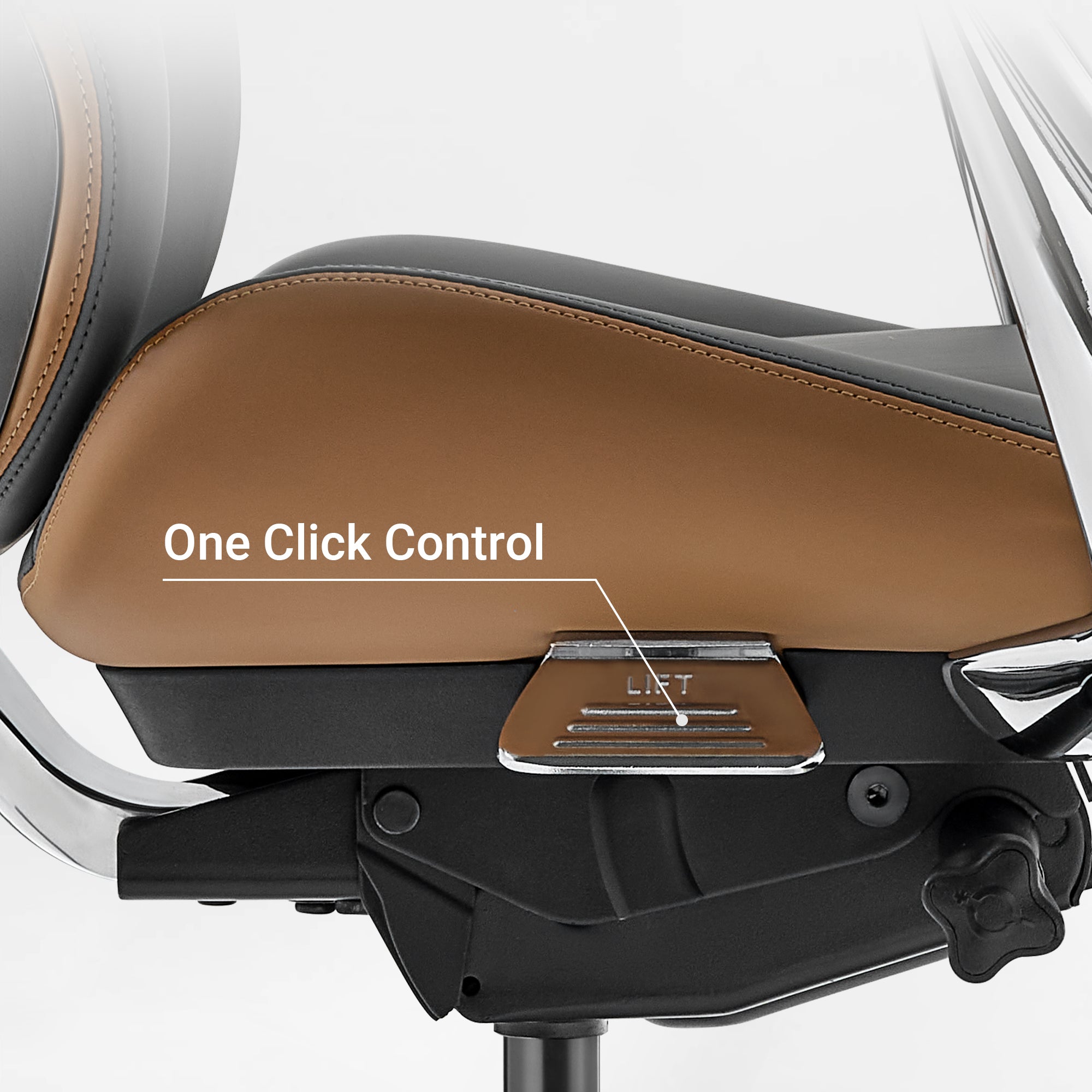 Eureka Ergonomic Genuine Leather Comfort Modern Executive Office Chair