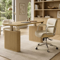 Eureka Ergonomic Aurelia Fluted Standing Desk Modern Home Office