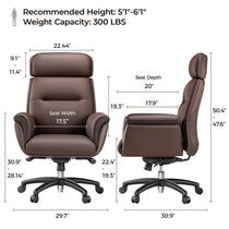 Royal, Microfiber Leather Executive Office Chair