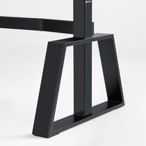 GTG-L60 Pro, L shaped Glass Gaming Standing Desk (60"x23")