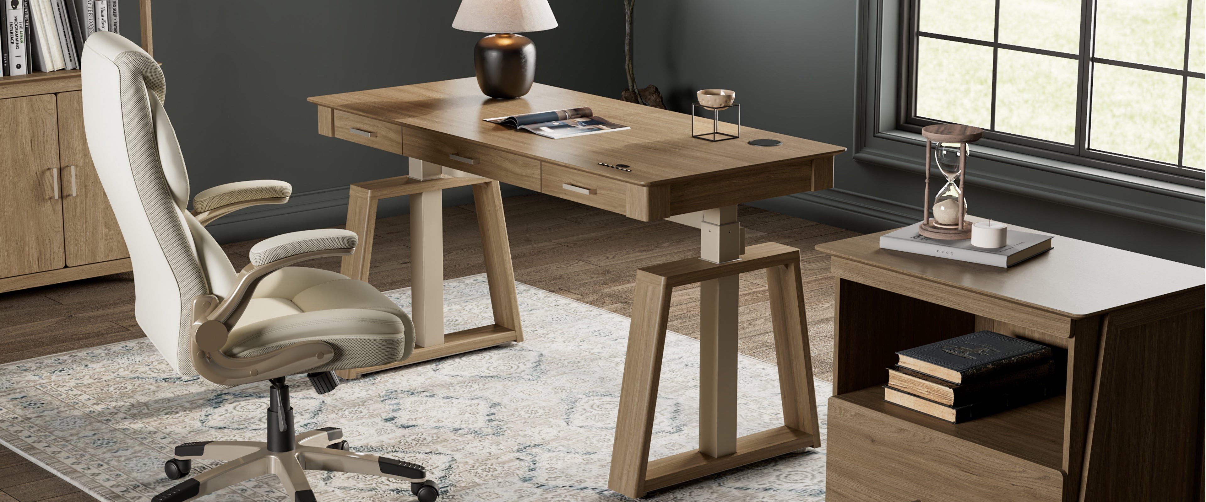 Ark EL Executive Standing Desk - Executive Standing Desk - Eureka Ergonomic