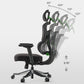 gaming chair with Tilt function, green